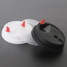 50 шт. 90 мм/95 мм Калибр одноразовые пластиковые красные крышки для любви молоко чай кофе соевый горячий напиток чашки крышки