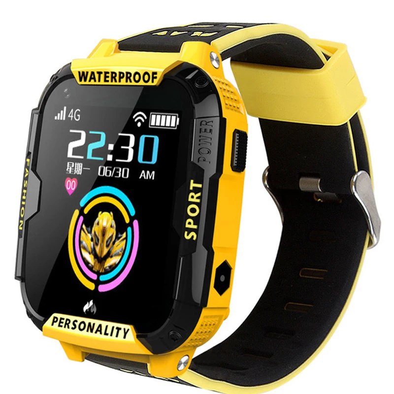 IP67 Waterproof Smart 4G Remote Camera GPS WI-FI Kid Child Student Wristwatch SOS Video Call Monitor Track Location Phone Watch