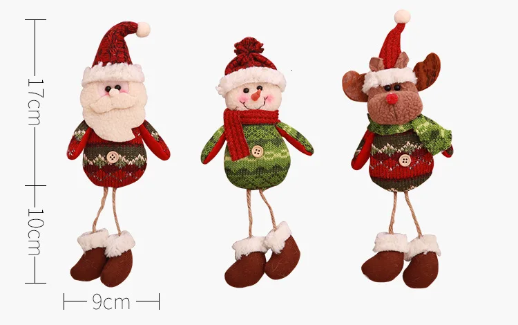 1 шт., милые Креативные Куклы, подвеска на рождественскую елку, подвесное украшение, подарок на год, Рождество, Декор, товары для дома, вечерние украшения, 62711