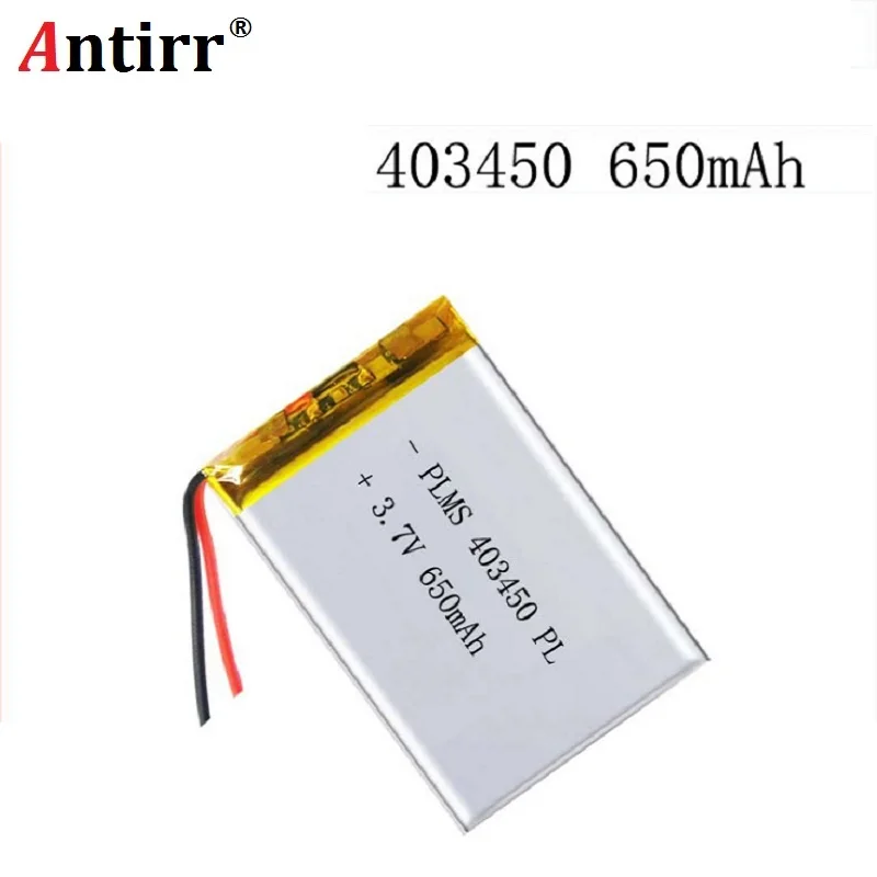 383450 3.7V 680mAH 403450 PLIB polymer lithium ion / Li ion battery for GPS mp3 mp4 mp5 dvd|Digital Batteries| - AliExpress