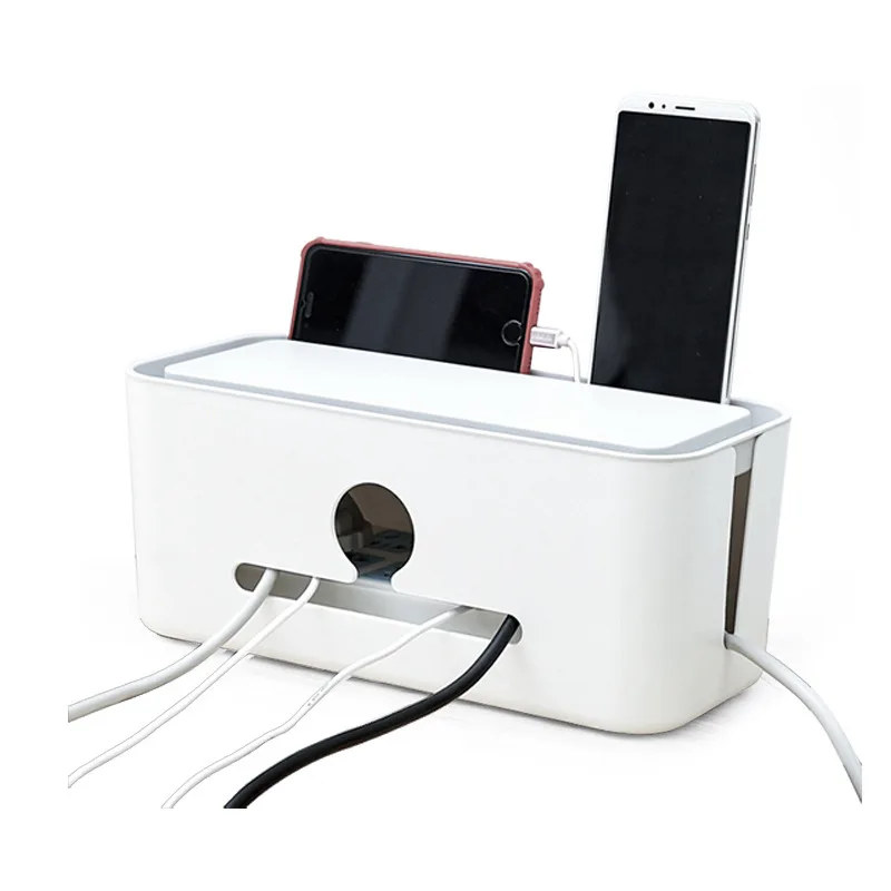 

Household items Power cord patch panel Storage box Charger computer Power strip cable management box heightening