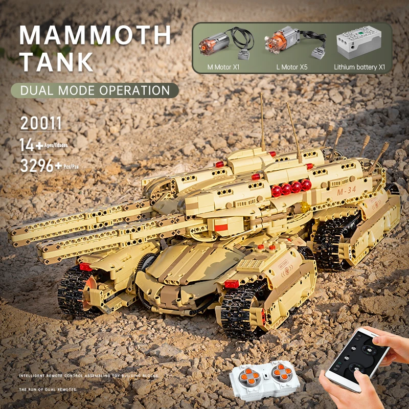 MOULD KING 20028 Carro armato militare Building Block Il telecomando Karl Mortar Model Assembly Tank Brick Toys Regalo di Natale per bambini – acquista a prezzi convenienti sul marketplace