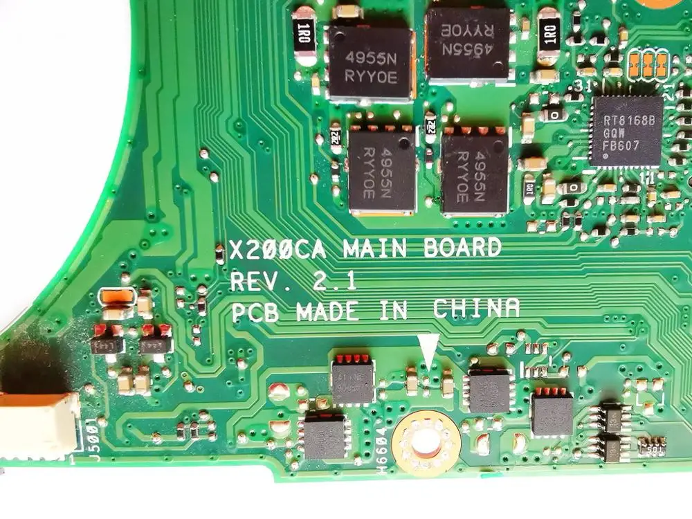 Для ASUS X200CA материнская плата для ноутбука X200CA 2117U 4 Гб REV 2,1 протестированная хорошая