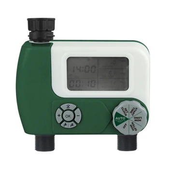 

Intelligent Watering Timer Single Outlet Faucet Programmable LCD Display Irrigation Controller for Garden Farm Yard Greenhouse/