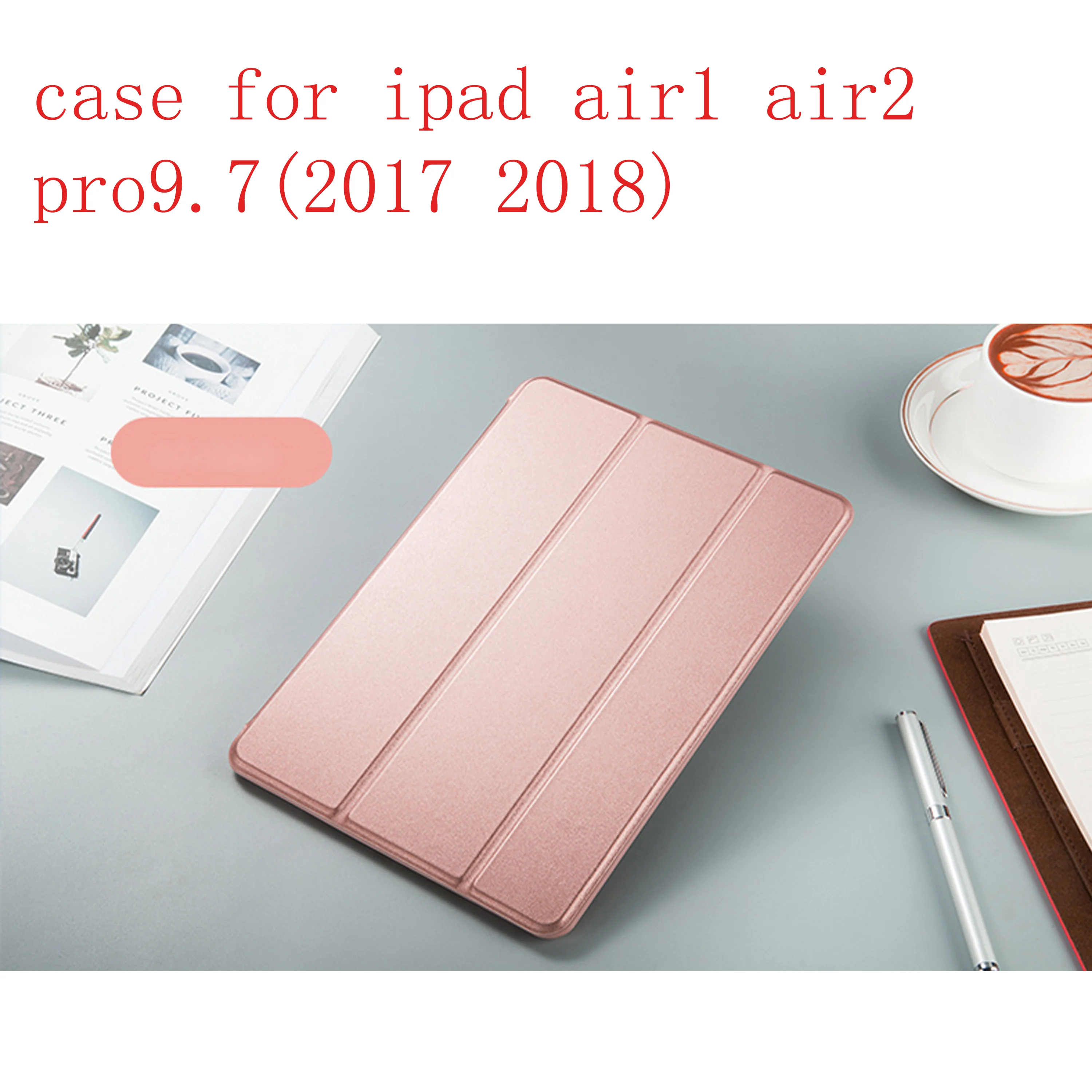 HUEVM мягкий кожаный чехол для iPad Air1/Air 2, для iPad 9,7 дюймов 2017/2018 TPU модный умный чехол