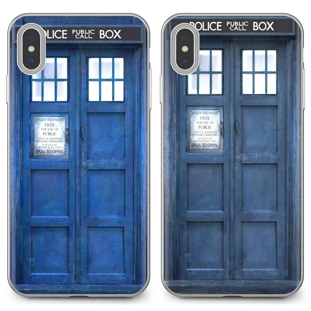 Tardis Doctor Dr Who Police Box силиконовый чехол сумка для iPhone 11 Pro 4 4S 5 5S SE 5C 6 6S 7 8X10 XR XS Plus Max iPod
