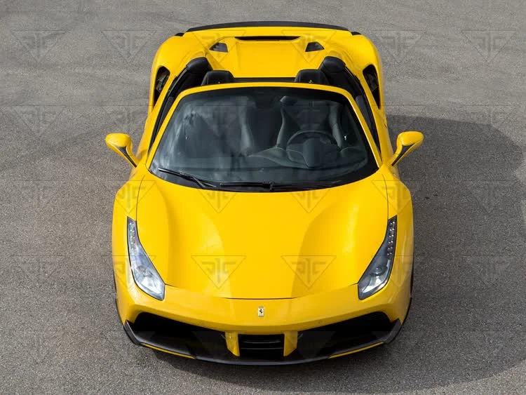 For Ferrari FERRARI 488 2015-2018 high quality Carbon Fiber rear boot Wing Spoiler Rear Roof Spoiler Wing Trunk Lip Boot Cover - - Racext 11