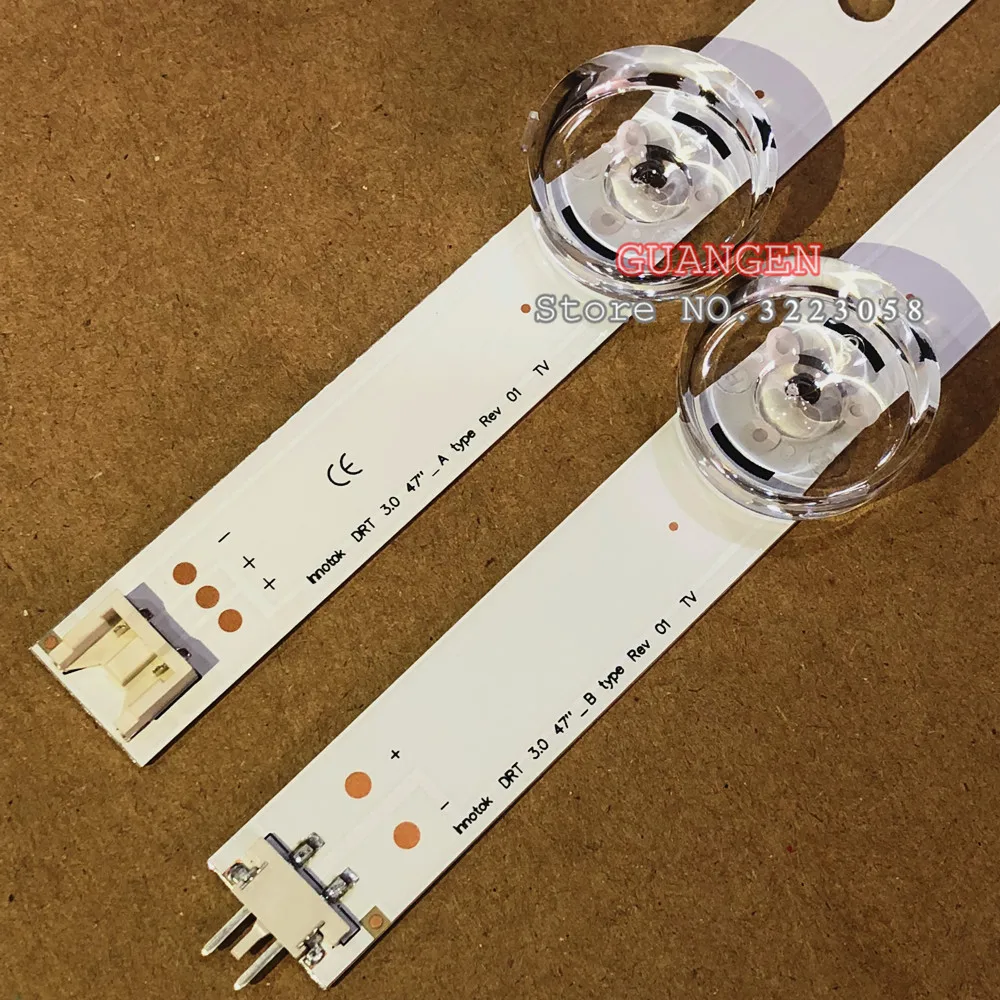 US $233.75 10 Sets80 Pieces LED Backlight For LG 47 TV Innotek DRT 30 47 47LB6300 47GB6500 47LB652V 47LB650V LC470DUH 47LB5610 47LB565V