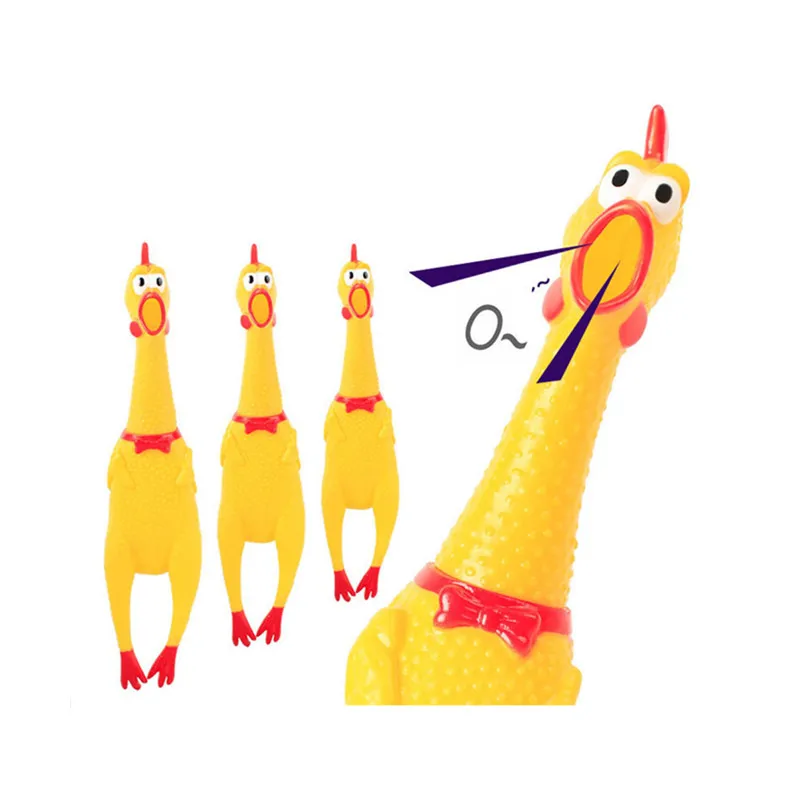 Screaming-Chicken-Squeeze-Sound-Toy-Pets-Dog-Toys-Product-Shrilling-Decompression-Tool-Squeak-Vent-chicken