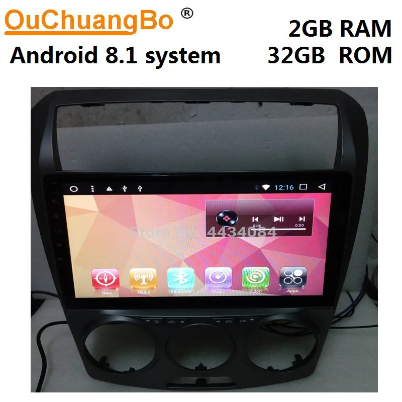 Ouchuangbo автомобильный аудио gps Мультимедиа android 8,1 для FAW Besturn B50 2009- Поддержка USB SWC wifi 1080P 2+ 32 карта России
