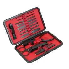 1 Набор профессиональный маникюрный набор из нержавеющей стали пинцет ногти искусство клипер ножницы пинцет нож резак дизайн ногтей педикюр маникюрные инструменты