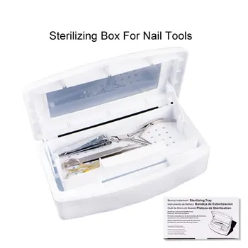 

Sterilizer Tray Box Alcohol Disinfection Box Salon Nail Metal Tools Disinfector Manicure Implement Alcohol Disinfection Box