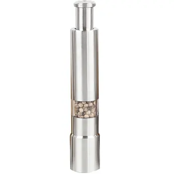 

Stainless Steel Pepper Mill Manual Salt Pepper Grinder Portable Kitchen Mill Muller Tool Spice Sauce Grinding Pepper Mill Metal