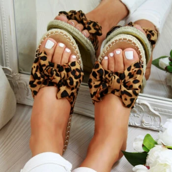 

leopard Sandals Torridity Sexy 2019 New Fahion Women Slippers Open Toe Casual Shoes Ladies Outdoor Beach Flops Female