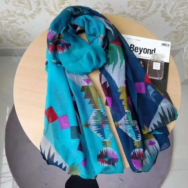 Многоцветный испанский Deg шарф шаль пляжное полотенце - Цвет: 28