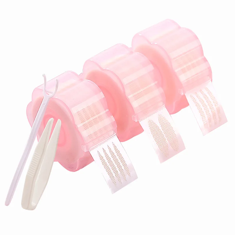 

Eyelid tools 360pcs M/L Makeup Clear Beige Stripe Big Eyes Decoration Invisible Strong Adhesive Sticker Double Fold Eyelid Tape