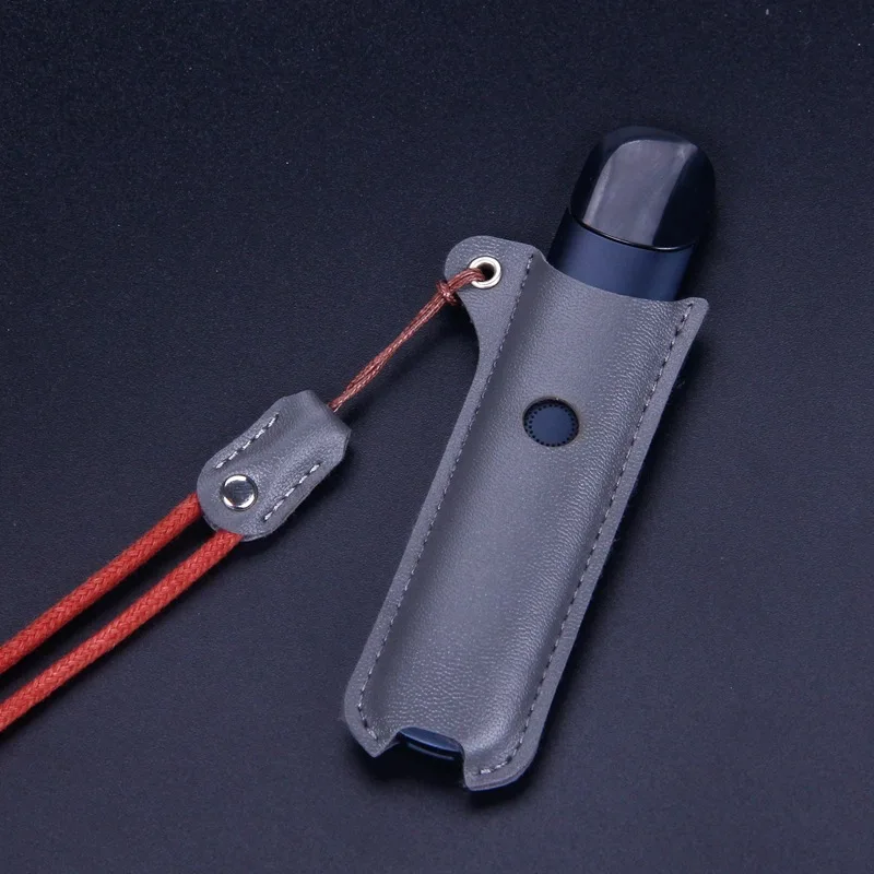 

Applicable Yue Engraved RELX Small Smoke for Electronic Cigarette Leather Case with Lanyard Pocket Portable RELX Alpha Case