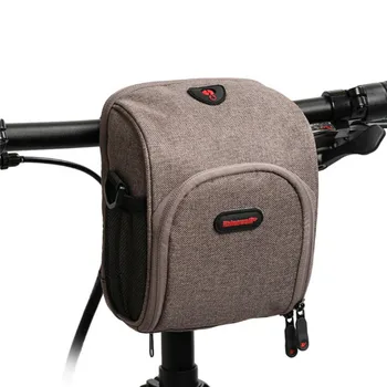 

Bicycle Bags Bike Cycling Outdoor Waterproof Polyeste Front Basket Pannier Frame Tube Handlebar Bag Black Bicycle Accessories