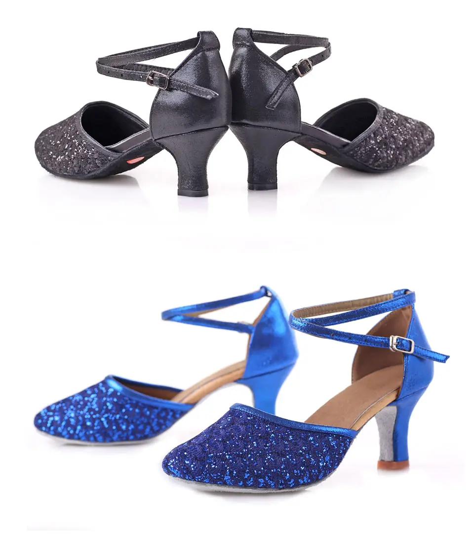 Женские блестящие туфли на высоком каблуке для латинских танцев; женские туфли для бальных танцев, танго, сальсы, Тапа; женские туфли для латинских танцев; черные туфли для латинских танцев
