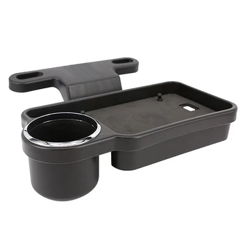 

Desk Rear Space Saving Easy Install Storage Multifunction Travel Stand Drink Removable Back Seat Table Car Food Tray Cup Holder