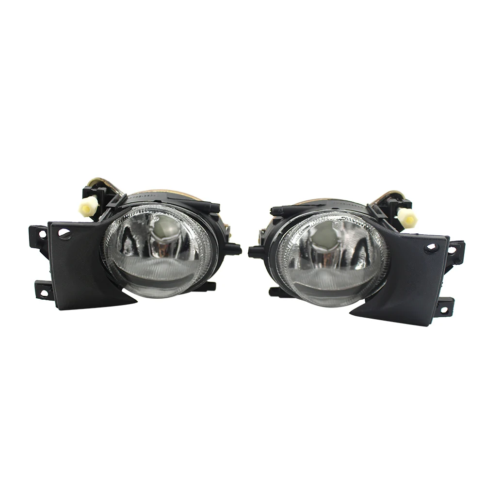 

1 Pair Left & Right Front Fog Light without Bulbs Replacement Kit for BMW E39 1999-2004