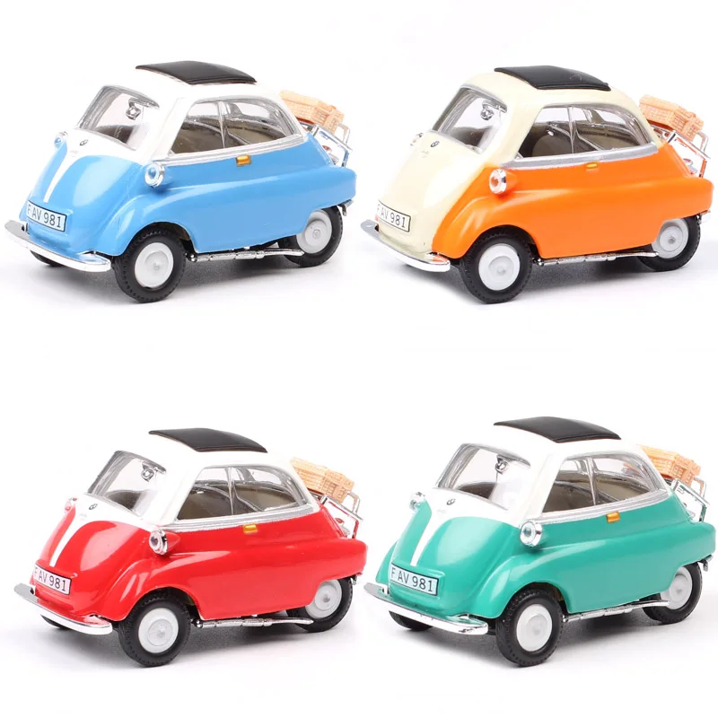 Cararama мини милые классические 1/43 весы Isetta 250 автомобиль пузыря литые Автомобили Модель для маленьких мальчиков подарки миниатюрные 1955