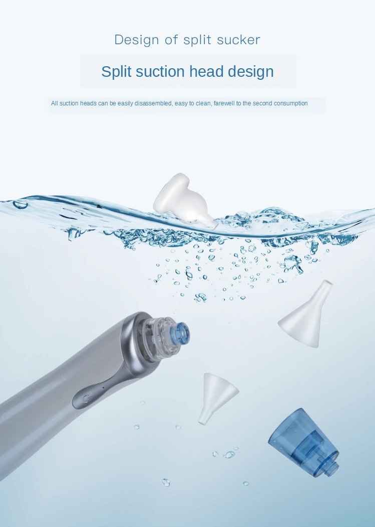 Nariz do Bebê Limpo de Alta Acessórios do Bebê Qualidade Silicone Nasal Aspirador Crianças Seguro Higiênico Nariz Mais Limpo Recém Nascido Cuidados 6 silicone nasal aspirador crianças seguro higiênico nariz