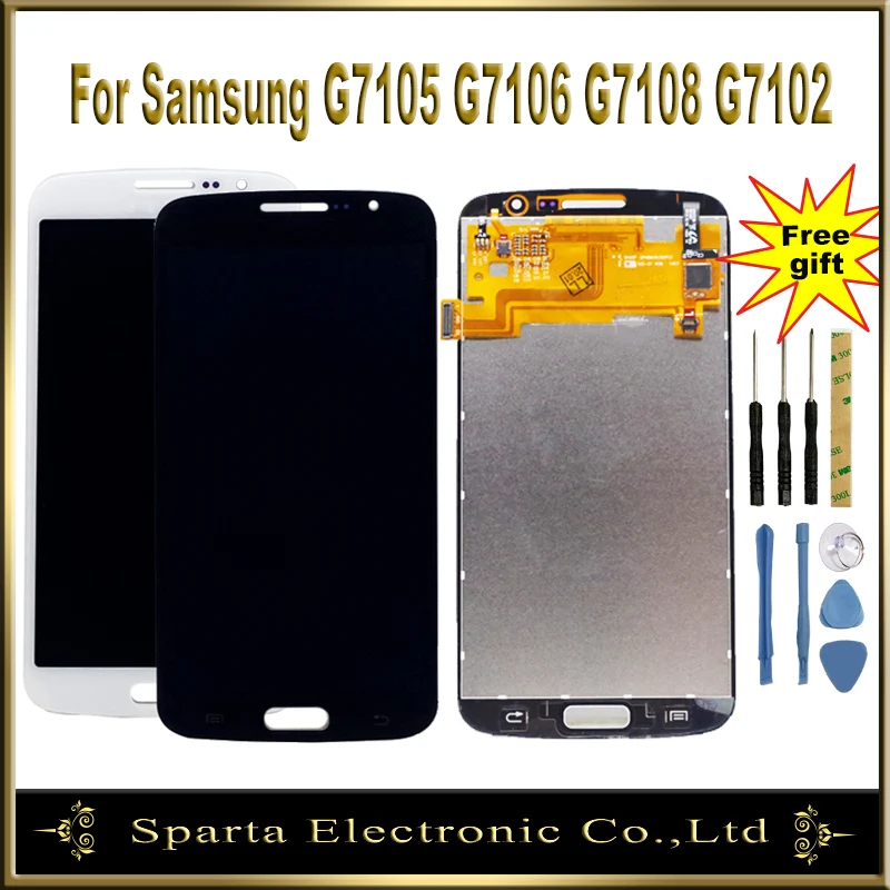 

Sparta LCD Display For Samsung Galaxy Grand 2 Duos G7102 G7105 G7106 G7108 LCD Display Screen With Touch Screen Assembly