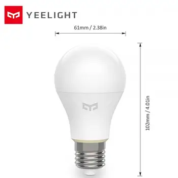 

Yeelight Smart Home Ball Light Bluetooth Mesh Edition E27 5W 2700K-6500K Color Temperature Adjustable Smart Scene With Mijia App