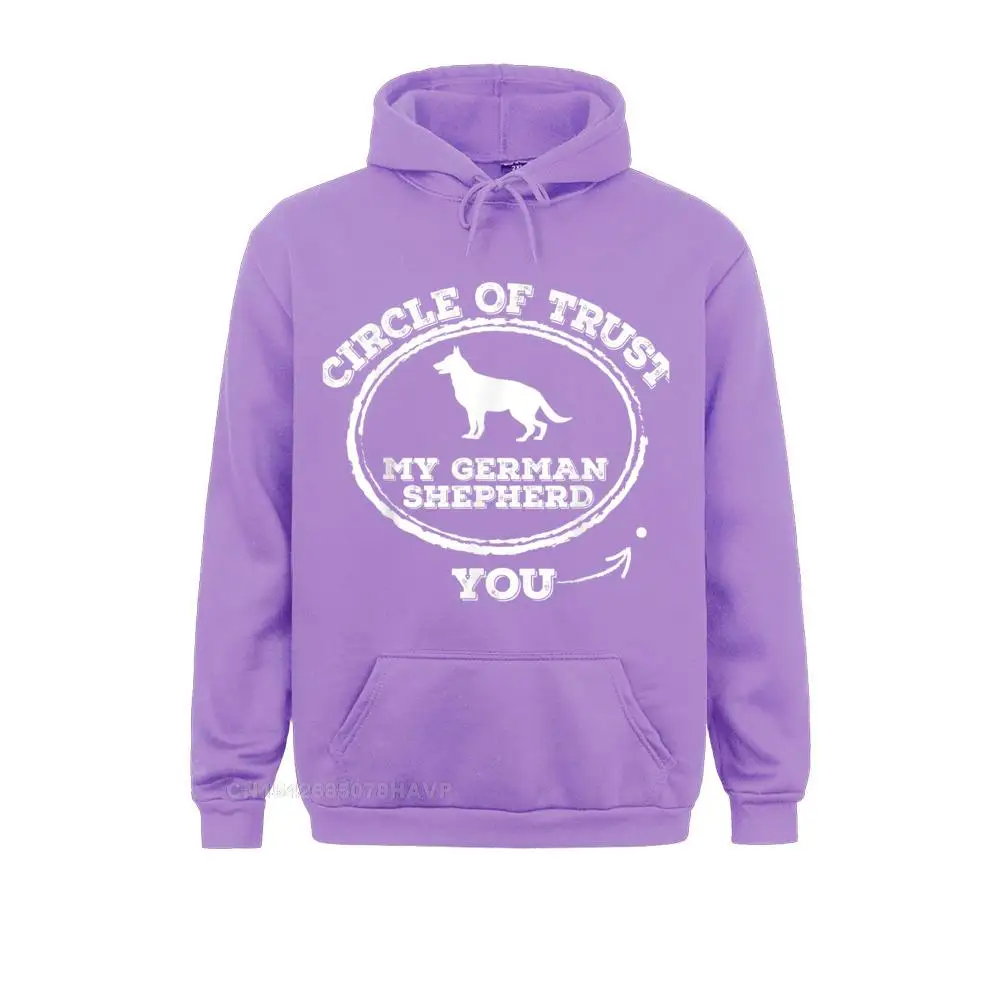 Long Sleeve Hoodies Summer  Mens Sweatshirts Circle Of Trust Funny German Shepherd T-shirt__123 Custom Clothes Fashionable Circle Of Trust Funny German Shepherd T-shirt__123purple