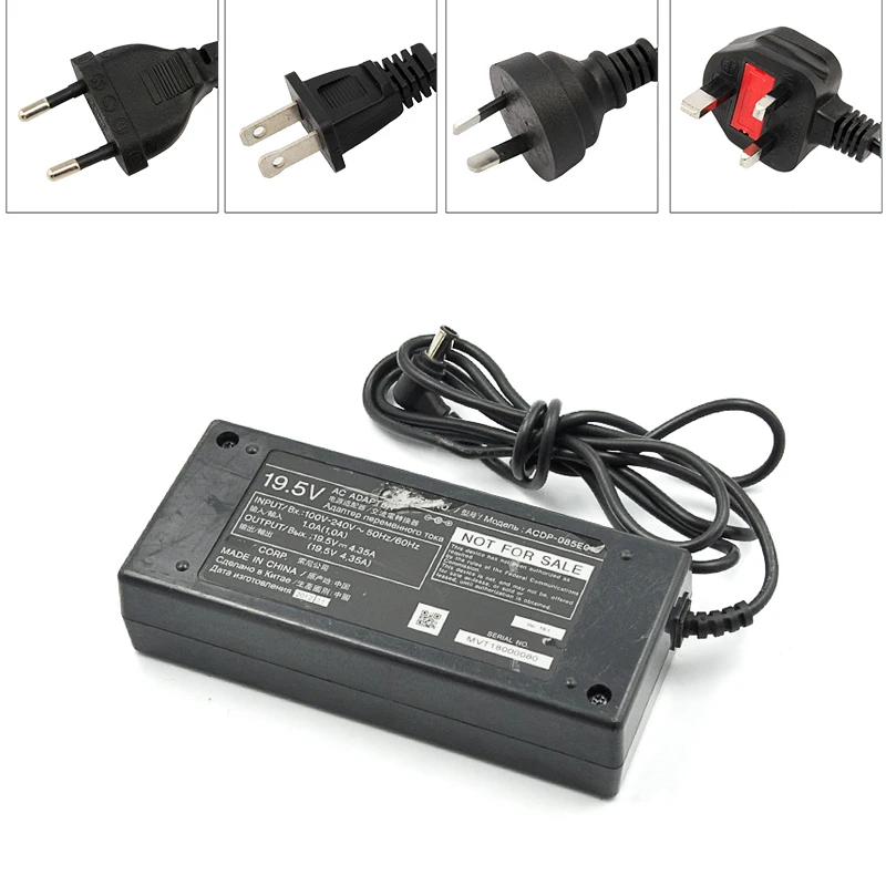 Адаптер питания для ЖК-телевизоров Sony ACDP-085E01 19 5v4.35a + шнур питания-используется |