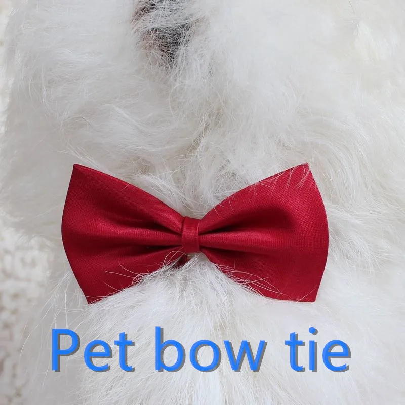 Pet Cat And Dog Collars, Cute Pet Bow Tie, Cat And Dog Handsome Collar Holiday Party Gift Pet Headdress Grooming Pet Supplies