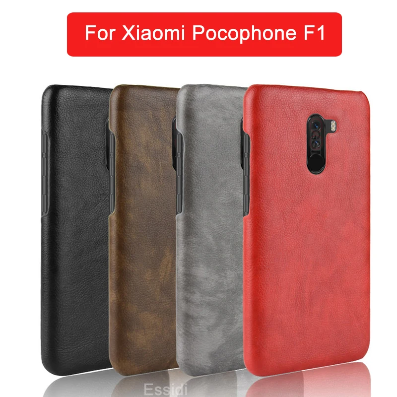 Чехол для Xiaomi Pocophone f1 винтажный кожаный чехол в деловом стиле телефона F1 Обложка |