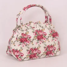 Корейский-Стильный чехол, милая дамская сумочка, Цветочная сумка,, цветная тканевая сумка, женская сумка, модная сумка для переноски, Холщовая Сумка