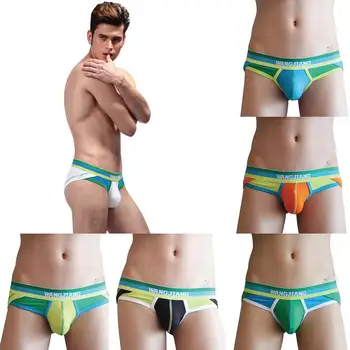

Men Fashion Low Rise Color Bulge Pouch Underwear Brief Underpants