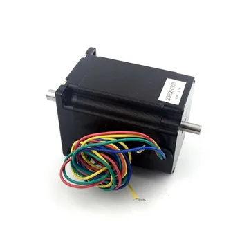 

Nema 23 Hybrid Stepper Motor 4 Wire Bipolar 2 Phase 76mm Dual Shaft 1.8deg 3A 270 Oz-in 57BYGH for CNC 3D Printer CE