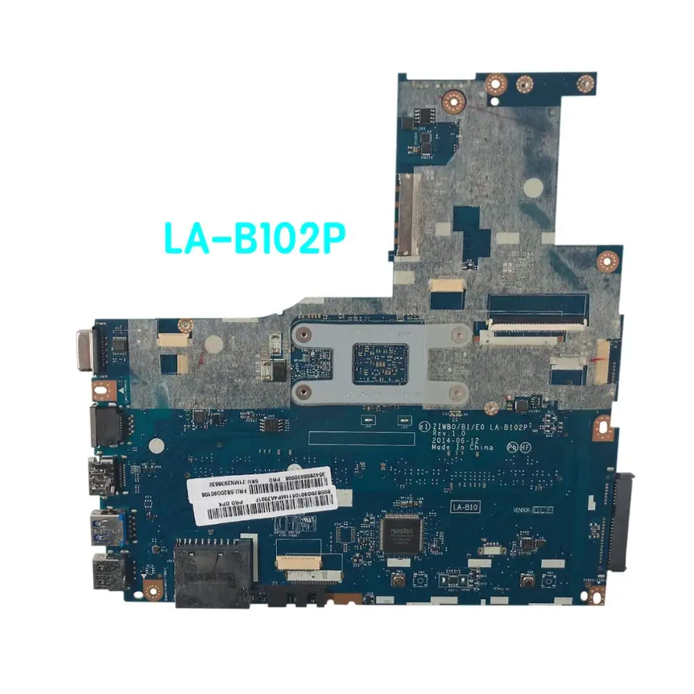 Lenovo B50-30 Laptop Motherboard ZIWB0/B1/E0 LA-B102P Mainboard fully ...