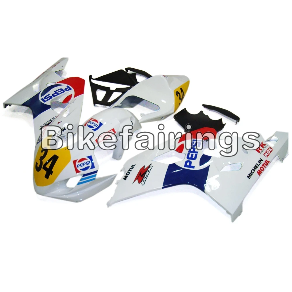 Инъекции полный комплект обтекателя Для Suzuki GSXR600 GSXR750 K4 2004 2005 G-SXR750 ABS Пластик электронный атомайзер белого и синего цвета желтый