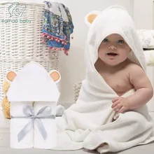 Premium Organic Bamboo ręcznik dla niemowląt Set Baby Bath Towel And Thick Newborn Hooded