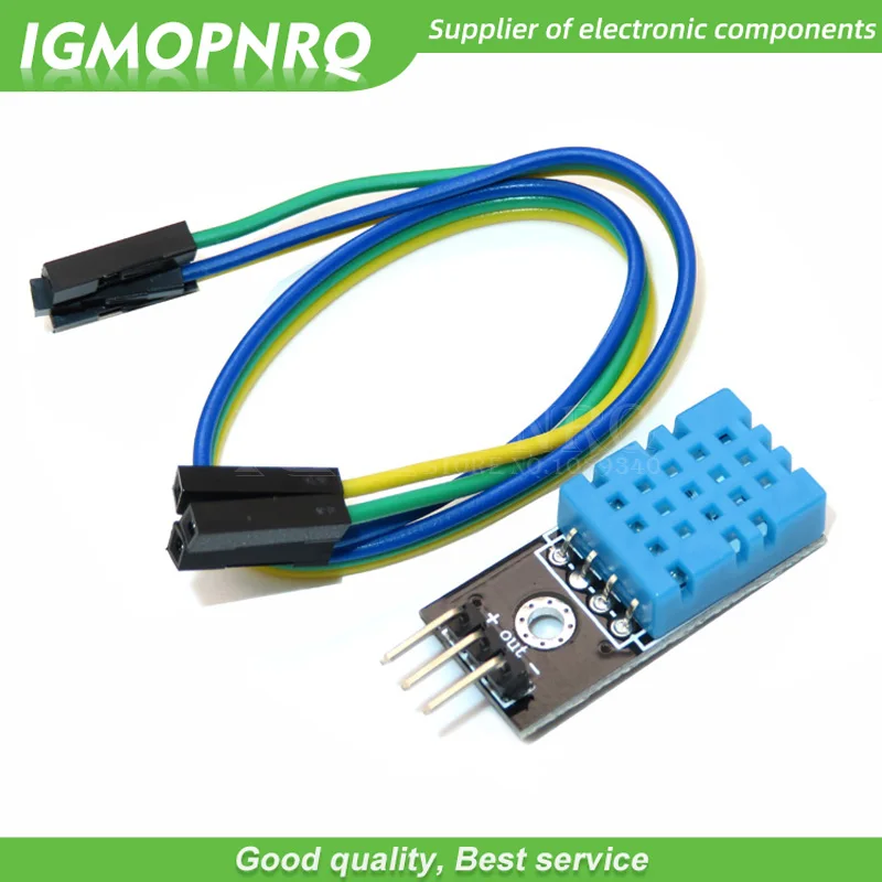 

1Set New Temperature and Relative Humidity Sensor DHT11 Module with Cable IGMOPNRQ