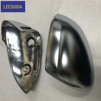 

fit for Volkswagen Passat B8 with side assist car mirror cover cap housing electroplating aluminum matte silver