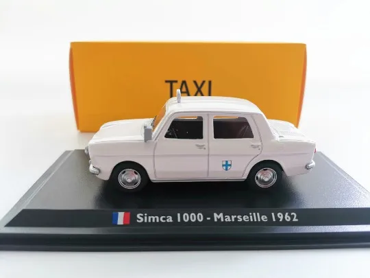 1/43 LEO Diecast Car Model TAXI Simca 1000-Marseille 1962 Collectable Toy Gift 