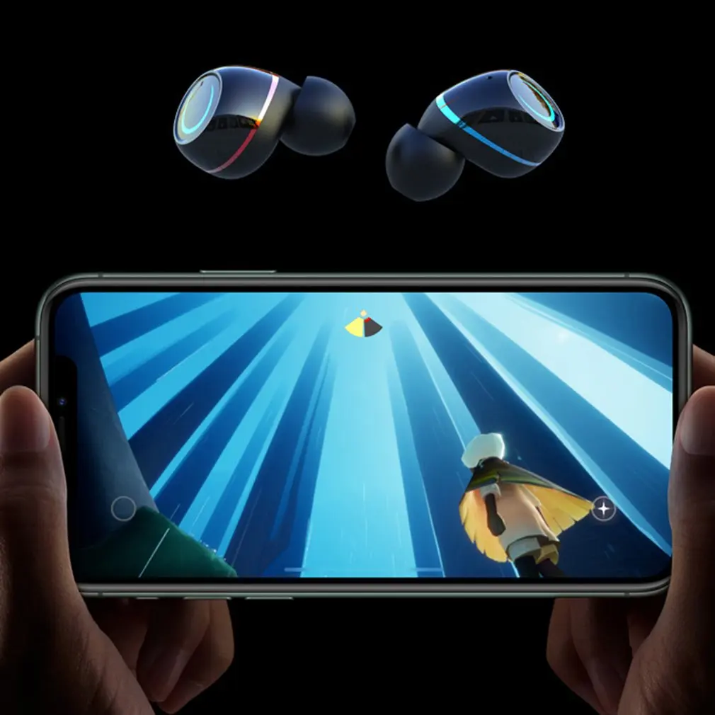 300h Long standby Bluetooth G05 5 1 TWS Earphone USB Wireless Earbuds noise reduction key Control Prevent accidental touch