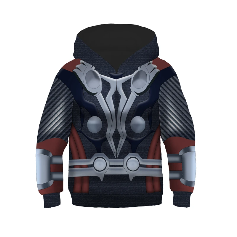 5 Avenger Kids Hoodies for Boys Girls Hoodies Sweatshirts For kids Hoodies Endgame 3D Print Marvel Superhero Iron Man Sweatshirt - Цвет: 5