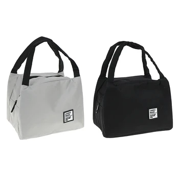 

1pc Portable Lunch Bag Thermal Insulated Picnic Box Tote Cooler Case Food Storage Bag Scool office food storage anti-dirty