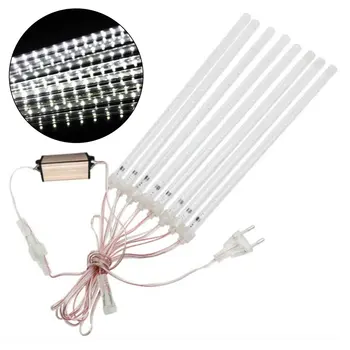 

Rain Drop String Lights Led Meteor Shower Tube Lights Icicle Snow Falling Fairy Light For Party Holiday Garden Decoration