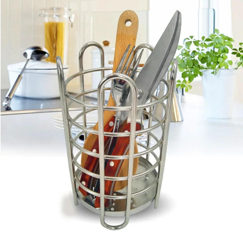 

Creative-dao cha tong Chopsticks Holder Customizable Iron Art Kitchen Tableware Storage Box Multi-functional Chopsticks Box Manu