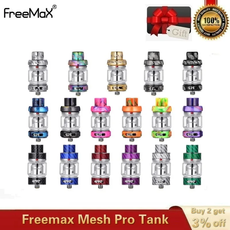 Оригинальный испаритель Freemax Mesh Pro 6 мл атомайзер с испарителем Coil 810 резервуары