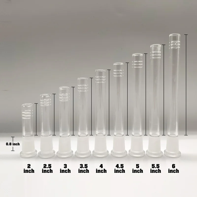 Стеклянный диффузор Downstem от 14 мм до 18 штекер гнездо переходник для стеклянных водопроводных труб Banger|Трубки