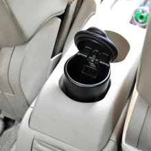 Aliexpress - 1PCS Car LED Ashtray Garbage Coin Storage Cup Container Universal Size With Lid